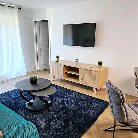 Appartamento L'elegant 3p, 2ch, 2sdb, Clim, Wifi Gratuit, Parking Prive